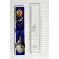 Theelepel Leger des Heils, in doosje